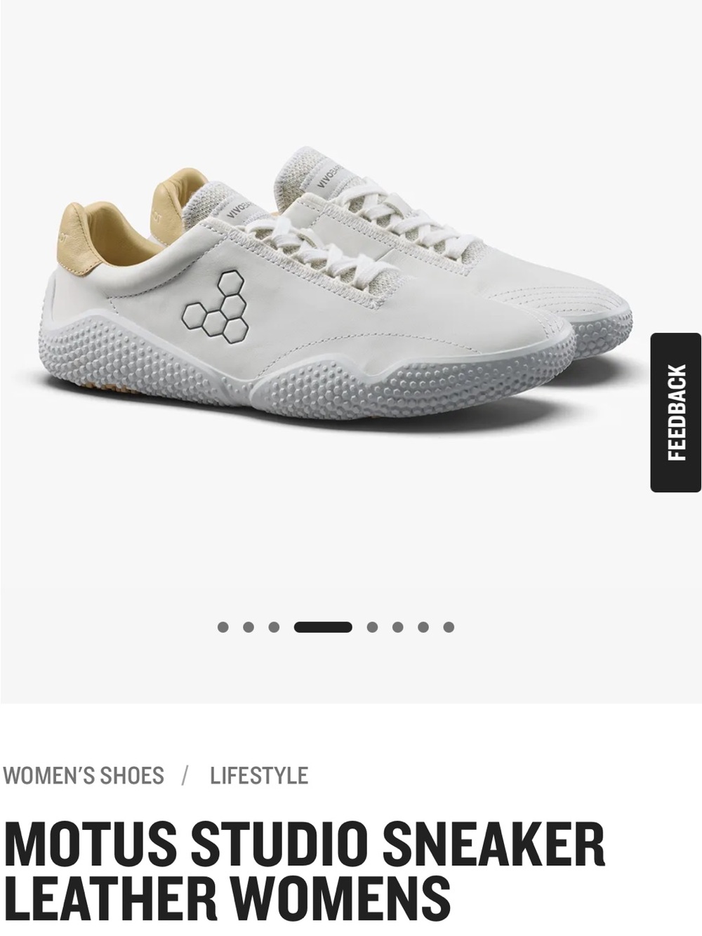 Vivobarefoot - motus leather studio sneaker